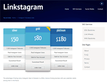 Tablet Screenshot of linkstagram.com